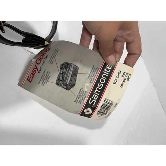 Samsonite Easy‎ Going Carry On Bag Adjustable Shoulder Strap Black Brand New - Picture 16 of 16